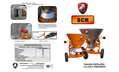Cavallo Giordano - Model SCR - Trailed Fertilizer/Salt Spreader Brochure