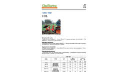 Del Morino - Model DMV - RM HP 12 - 30 - Plough Brochure