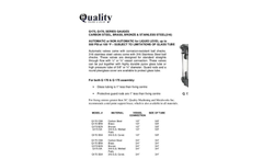 Model Series Q175 & Q170 - Tubular Valves Brochure