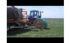 Cancace CBI Bale Buggy - Heavy Duty Tractor Pulled Bale Deck Video