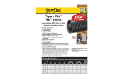 Tigerflex - Model TR1-150X100 - Heavy Duty SBR Wet or Dry Material Handling Hose Brochure