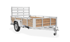 Sure-Trac - Aluminum Tube Top Three Board Utility Trailer
