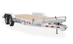 Sure-Trac - Aluminum Wood Deck Car Hauler