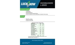 Lucknow - Model L Series - Snow Blowers - Brochure