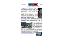 HydroThrift - Heated Water Systems - Brochure
