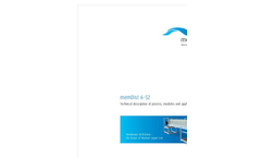 Memsys - Model MDS 1000 - Membrane Distillation Unit - Brochure