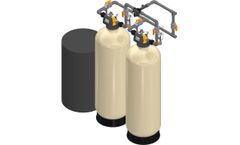 Excalibur - Model EWS SD15 Series - Duplex Alternating Commercial Water Softeners (Inlet/Outlet: 1.5")