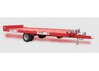 BICCHI - Tandem Axle Flatbed Trailers With Fixed Platform and Hydraulic Ramps