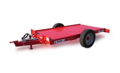 BICCHI - Flatbed Trailers for Crawler Transport With Rear Hydraulic Tipping