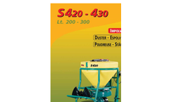Cima - Model S 420 - 430 - 3-Point Mounted Duster  -Brochure