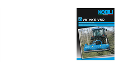 Model VK 95 - 115 - 135 and 155 - Multi Purpose Mulchers- Brochure