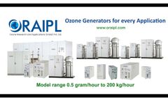 ORAIPL - Ozone Generators for Water Treatment, Sewage Treatment, Water Recycling, Air Purification - Video