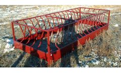 Stampede Steel - Heavy Duty One Piece Round Bale Feeders