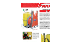 Agricolmeccanica Friuli - Model Drift Recovery VVELX -BAS 1000 - 1500 - Trailed 2-Row Mist Sprayer - Brochure