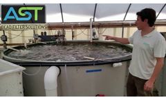 Gravity Fed, Airlifted Return RAS for Energy Savings up to 60%! AST Low Profile PolyGeyser - Video