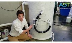AST High Profile PolyGeyser: Autobackwashing Bioclarifier, Filter Anatomy, and Plumbing Setup! - Video
