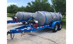 Model TT-1000T-10 - Heavy Duty 1,000 Gal. Nurse Trailer Units