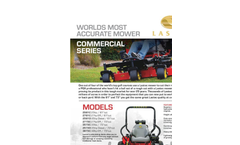 Lastec - Model XR500 - 96" Pull Behind Finish Mower with 3 Point Hitch Mount - Brochure