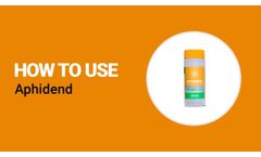 How to use Aphidend from Koppert - Video