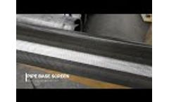 Pipe base screen johnson screen with perforated pipe used for the deep water well Video