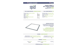 Spid - Model Pots Carrier - Stackable Danish Tray - Datasheet