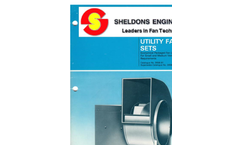 1100 Utility Fan original Brochure
