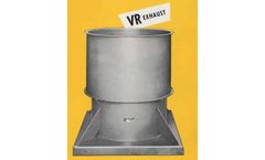 Sheldons - Model D4 Series / Series 4700 - Low Profile Power Roof Ventilator