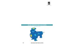 Kirloskar - Model SHS - Solid Handling Sump Pump - Datasheet