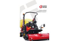 Gianni Ferrari - Model TURBO V50 - Professional Lawn Mower for Large Areas - Brochure