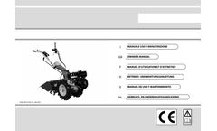 Model 401 S - Small For Private Use Two Wheel Tractors - Manual