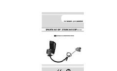 Sparta - Model 441 BP - Backpack Brushcutters Brochure