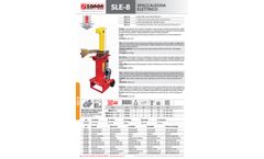 Zanon - Model SLE-8 - Electric Log Splitter - Brochure