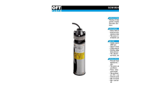 Model SOM 95/4 - 95/5 - Peripheral Turbine Electric Submersible Pumps Brochure