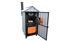 CWD - Model Sigma 35 kW - Wood Gasification Log Outdoor Boiler