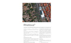 Rheticus - Automatic Cloud-Based Geoinformation Service Platform for Territorial Monitoring Brochure