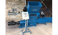 Ecopolymer - Model KDM-360 - Screw compactor for EPS(styrox) material