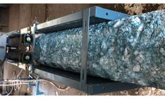 Ecopolymer Screw compactor KDM-360 for XPS/dust - Video
