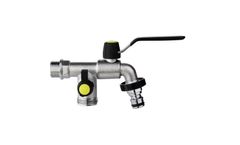 Colortap - Garden Faucet with Quick Connector and Flow Regulating Aerator