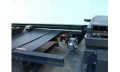 TAMA Laser cutting bench automatic pallet changing - Video
