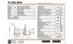 Model PC200-MEH - Tractor Mounted Chipper Brochure