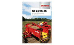 Model SE 75/85-55 - Single-Row Potato Harvester - Brochure
