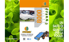 Lattuga - Model 8000 - Self-Propelled on Wheels Harvester - Brochure