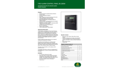 Autroprime - Model BS-200M - Marine Fire Alarm Control Unit and Operator Panels Brochure