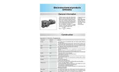 Leroy Somer - Orthobloc - Electromechanica Geared Motors Datasheet