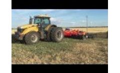 72 discs (8.10 meters) X-type folding Goble harrows (RUSSIA) Video