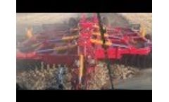 72 discs (8.10 meters) X-type folding Goble harrows (RUSSIA) 2 Video