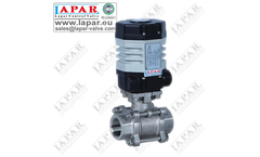 Lapar - Model LPAJ12 - Mini Electric Metal Ball Valve