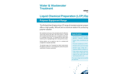 Liquid Polymer Chemical Preparation Equipment (LCP) Brochure