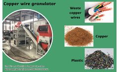 How to separate copper from PVC wire?