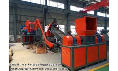How dose copper aluminium radiator recycling machine work?